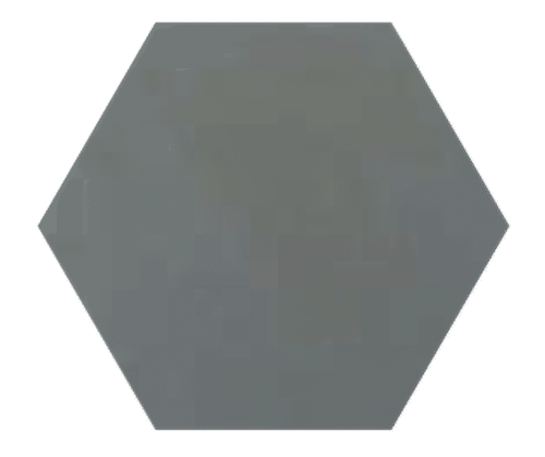 Hexagon D Cement tile Hexagonal plain colour Ref D